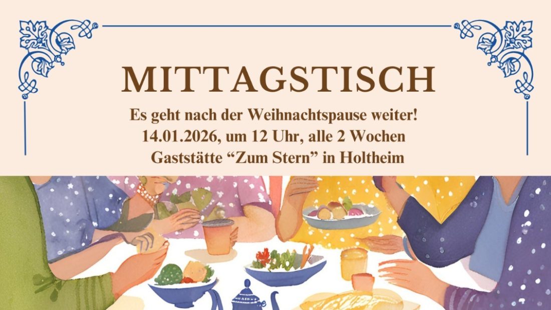 Bürgerbus-Shuttle zum Mittagstisch in Holtheim